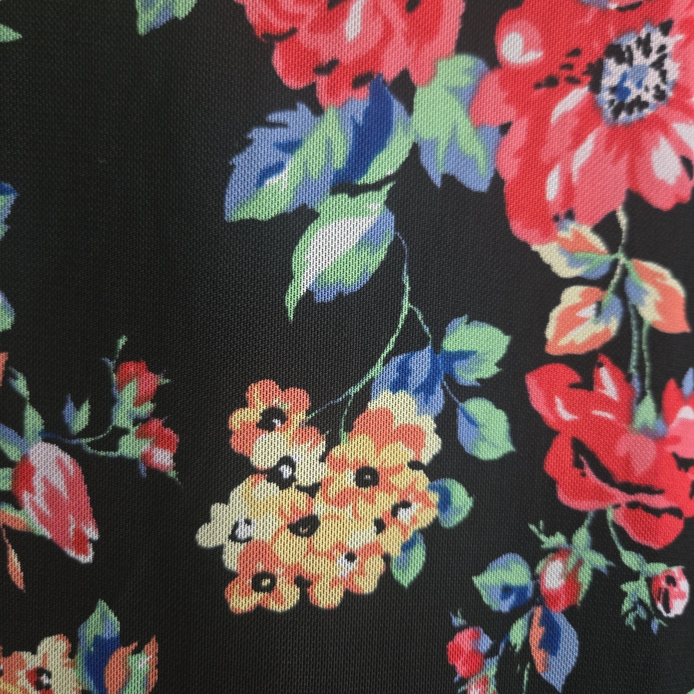 Stella & Julie Floral Print Open Front Kimono Style Cardigan Dress 16W - Picture 6 of 7